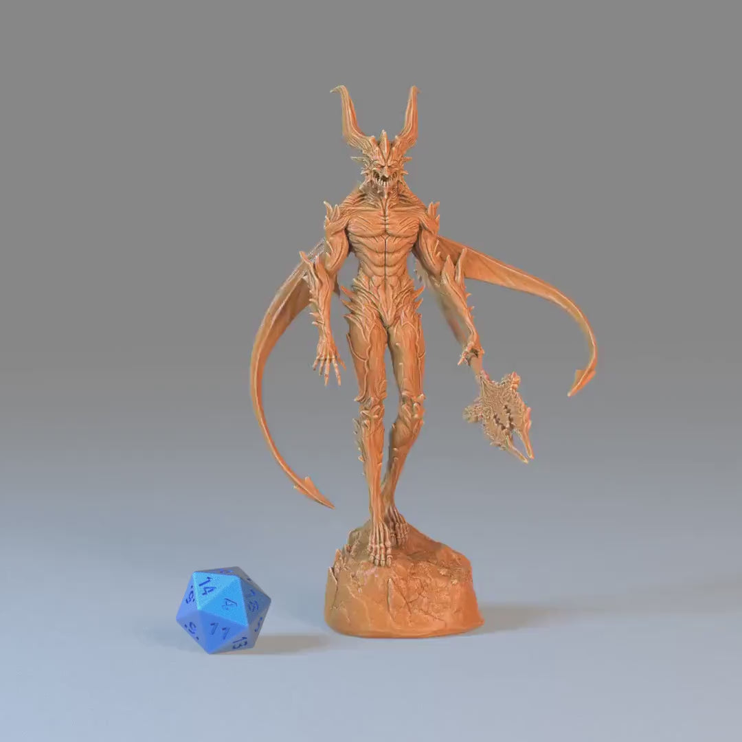 Archdevil (Large) | Premium DnD Minis with High Quality Resin | EPIC | 28mm | TTRPG | Demon, Fiend, Devil, Nine Hells, Lord, Nergal, Tiamat