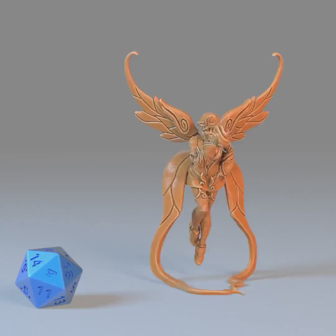 Fairy Patrol (Medium) | Premium DnD Minis with High Quality Resin | EPIC | 28mm | Female, Woman, Fey, Guard, Elf, Tinker Bell, Magic, Police