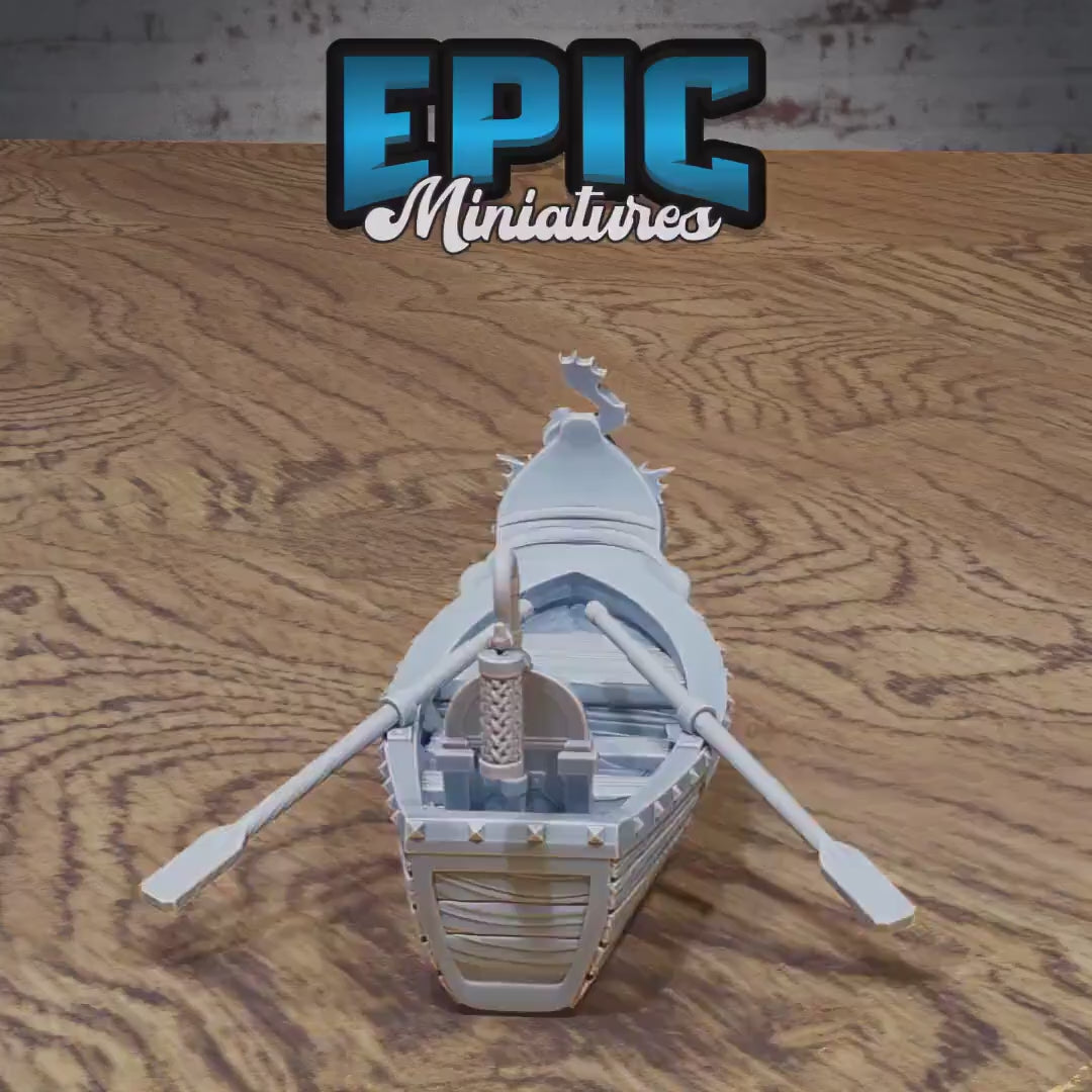Harbor Boats Bundle | Premium DnD Miniatures High Quality Resin | Fantasy Scatter, Terrain Environment, Dock, Broken, Sail Boat, Row, Bayou