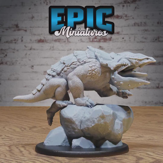 Bulette (Large) | Premium DnD Miniatures | High Quality Resin | D&D RPG | Mountain Creature, Magical Beast, Fearsome, Land Shark, Ghohlbrorn
