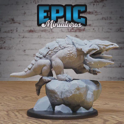 Bulette (Large) | Premium DnD Miniatures | High Quality Resin | D&D RPG | Mountain Creature, Magical Beast, Fearsome, Land Shark, Ghohlbrorn