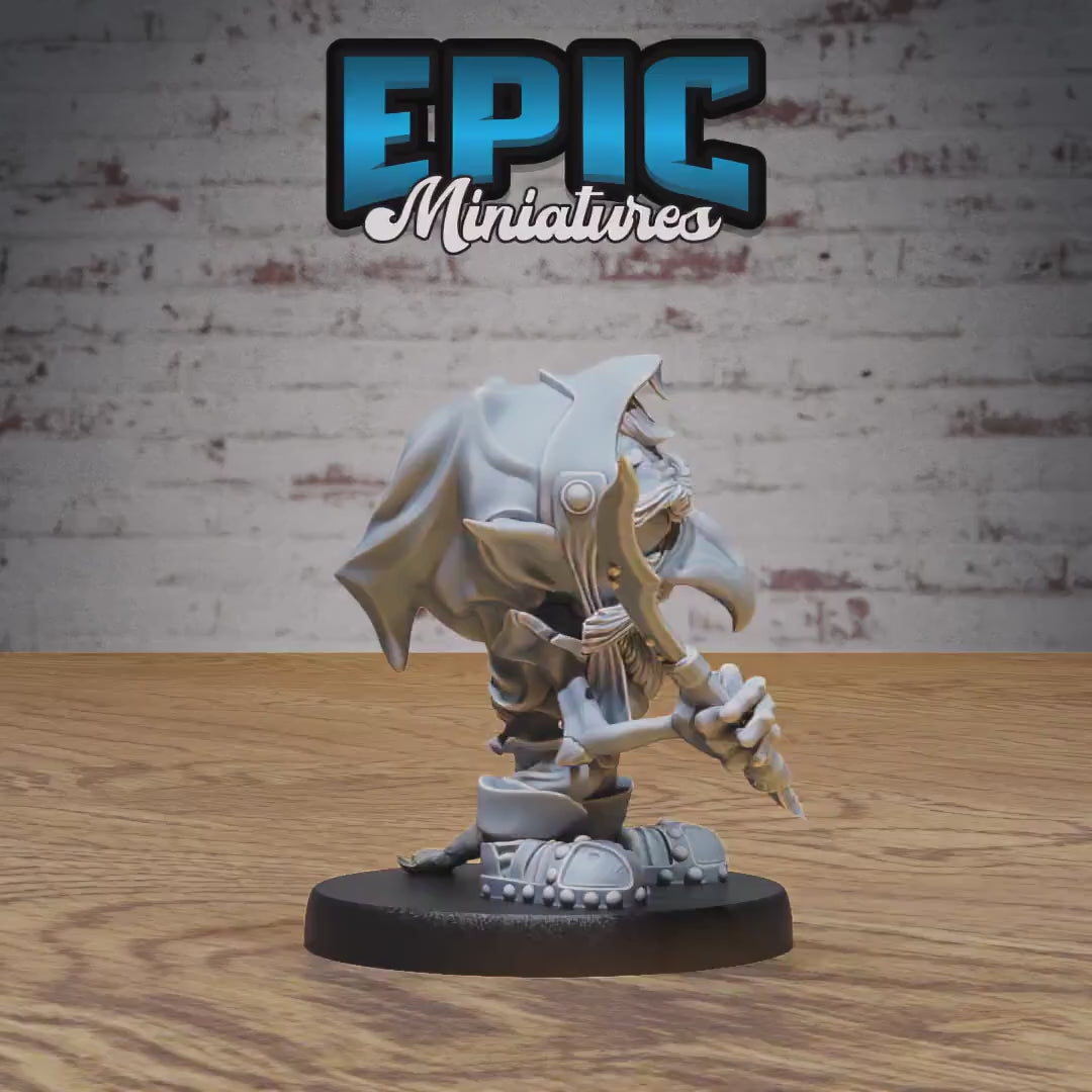 Red Caps v2 (Medium) | Premium DnD Miniatures | High Quality Resin | D&D RPG | Hag, Fey, Feywilds, Madcap, Dagger, Enemy, Evil Red Cap