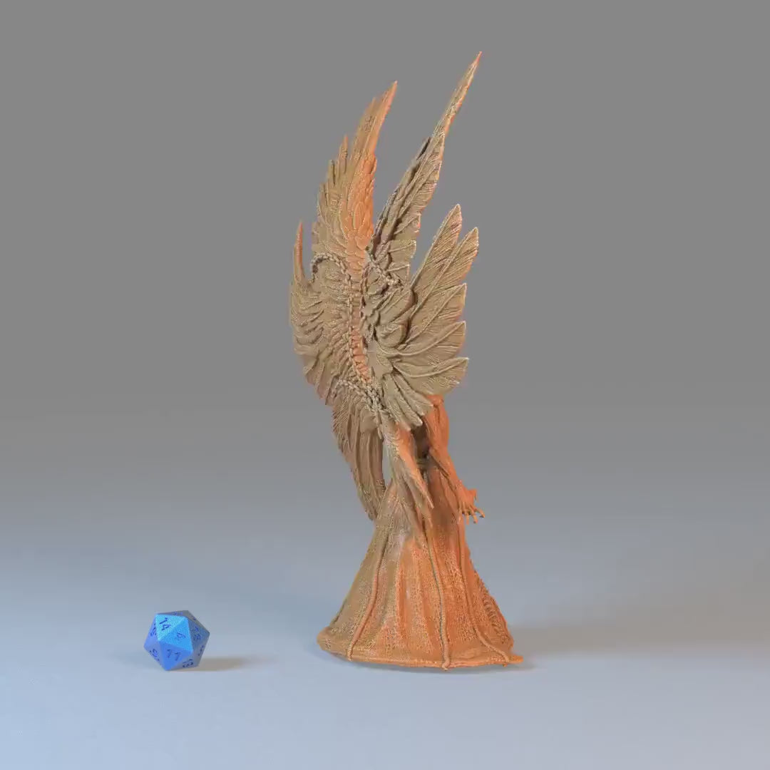 Corrupted Seraphim (Large) | Premium DnD Minis with High Quality Resin | EPIC | 28mm | TTRPG | Angel, Seraph, Church, Celestial, Archangel