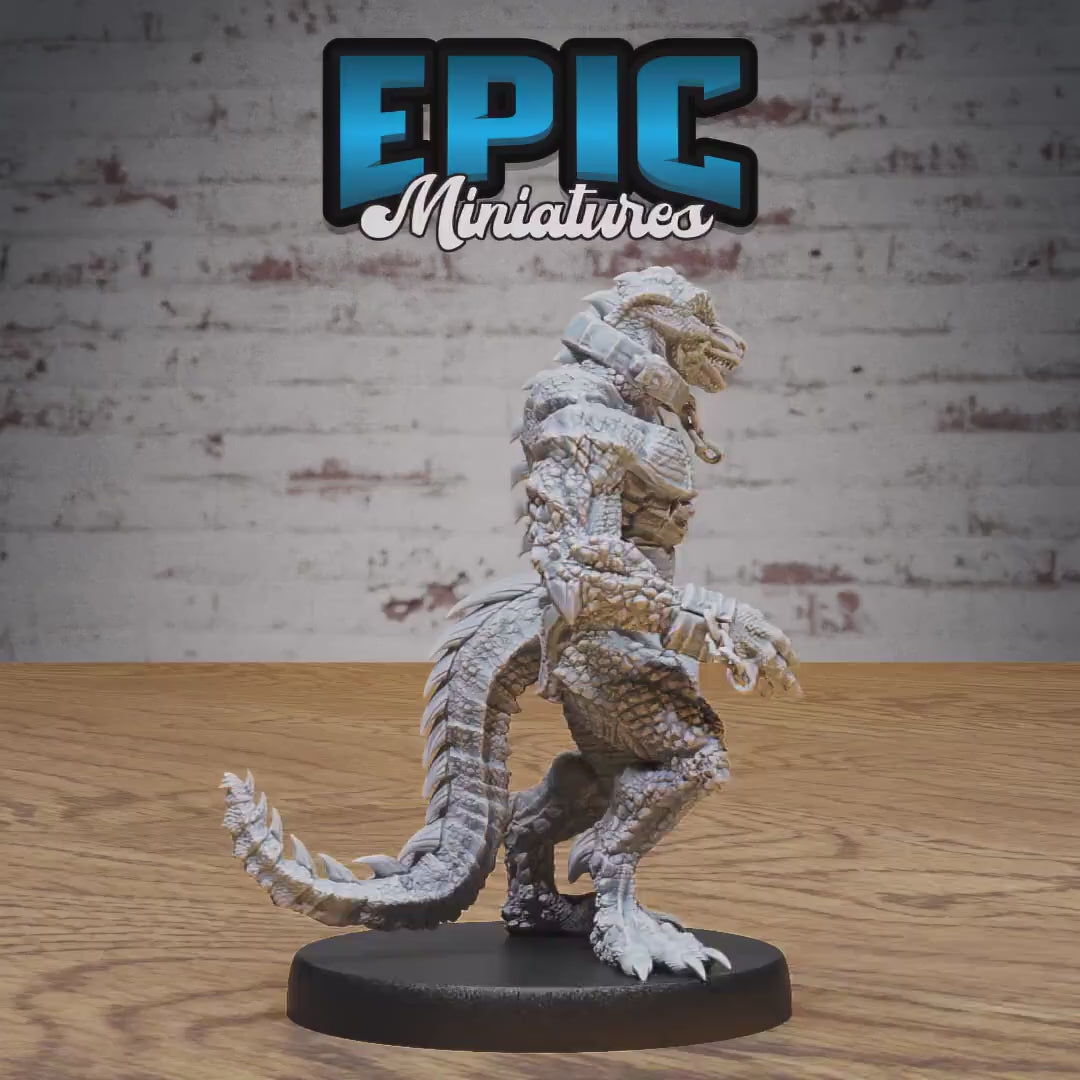 Lizardfolk Slave (Medium)| Premium DnD Miniatures | High Quality Resin | D&D RPG | EPIC | Argonian, Lizard, Alligator, Crocodile, Prisoner