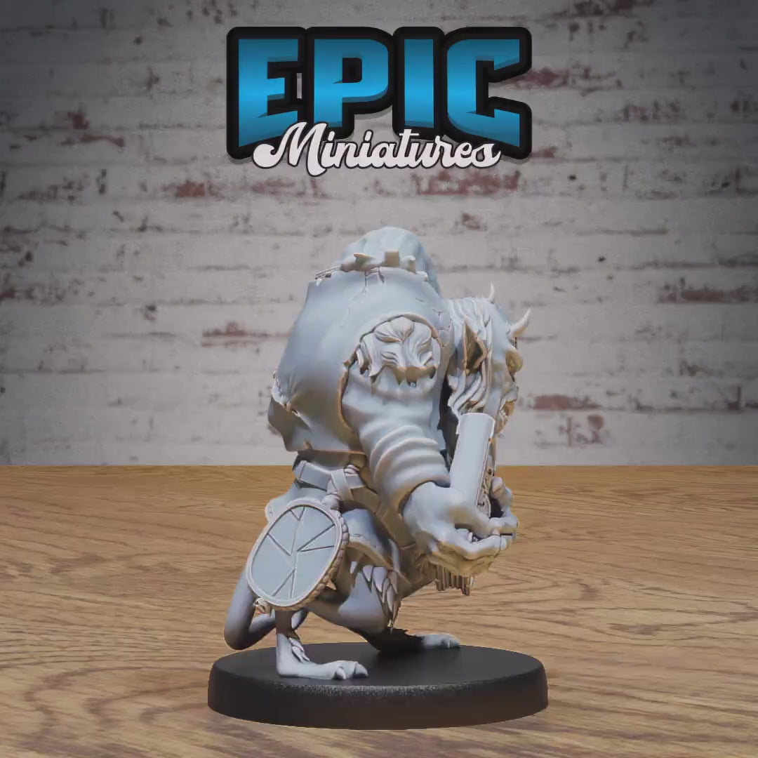 Hunchback Fiend (Medium) | Premium DnD Miniatures | High Quality Resin | D&D RPG | Demon, Devil, Evil, Mirror Break, Skull, Necromancer