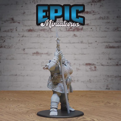 Hill Giantess (Huge) | Premium DnD Miniatures | High Quality Resin | D&D RPG | EPIC | Troll, Female, Giant, Orc, Fat Viking, Shield Maiden