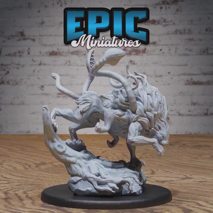 Displacer Beast Miniature (Large) | Premium DnD Minis High Quality Resin Miniature | Cat Rock, Dungeons & Dragons Phase Panther, Animal