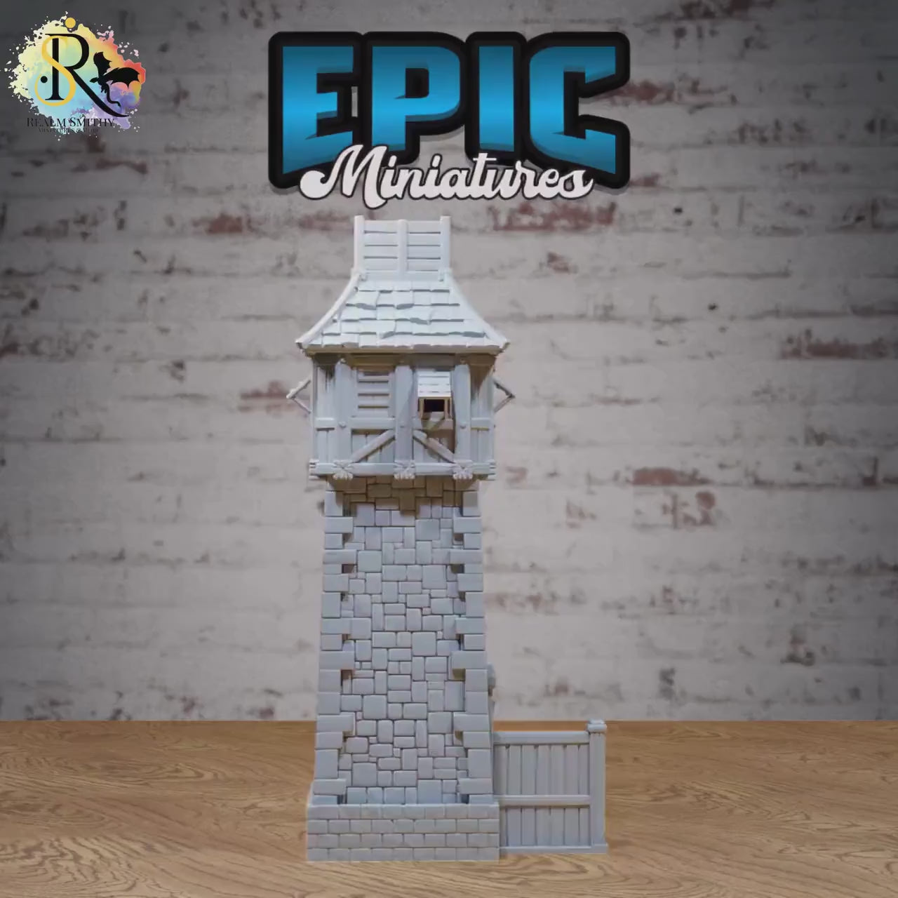 Prison Watch Tower | Premium DnD Miniatures | High Quality Resin | D&D RPG | EPIC | Jail, Structure, Building, Guard Security, Mini, Scatter