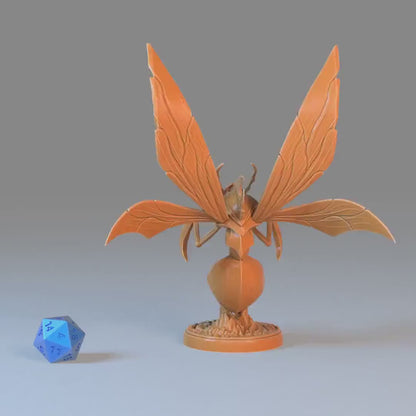 Giant Wasp (Large) | Premium DnD Minis with High Quality Resin | EPIC | 28mm | Hornet, Bee, Enemy, Forest Creature, Beast, Stinger, Bug