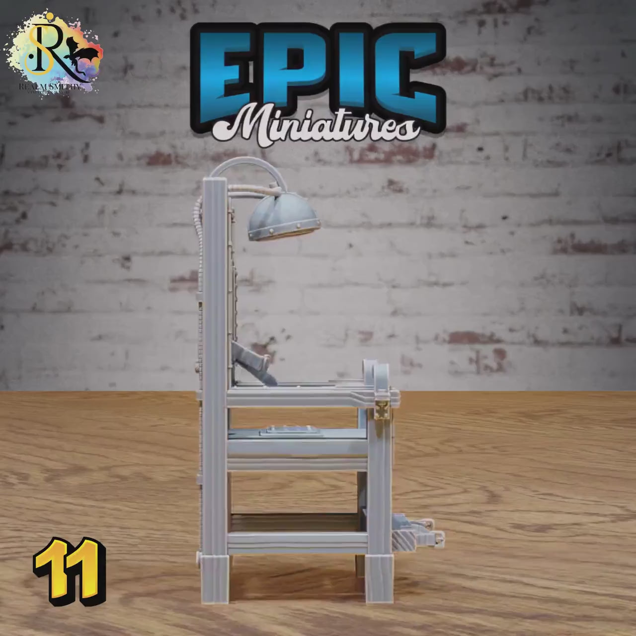 Prison Scatter - Bundle A | Premium DnD Miniatures | High Quality Resin | D&D RPG | EPIC | Electric Chair, Cell, Jail, Fence, Guillotine