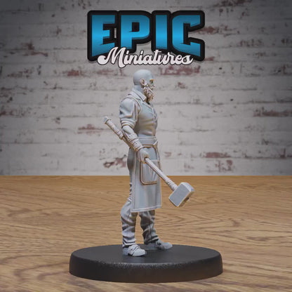 Imprisoned Blacksmith (Medium)| Premium DnD Miniatures | High Quality Resin | D&D RPG | EPIC | NPC, Villager, Citizen, Working, Slave, Chain