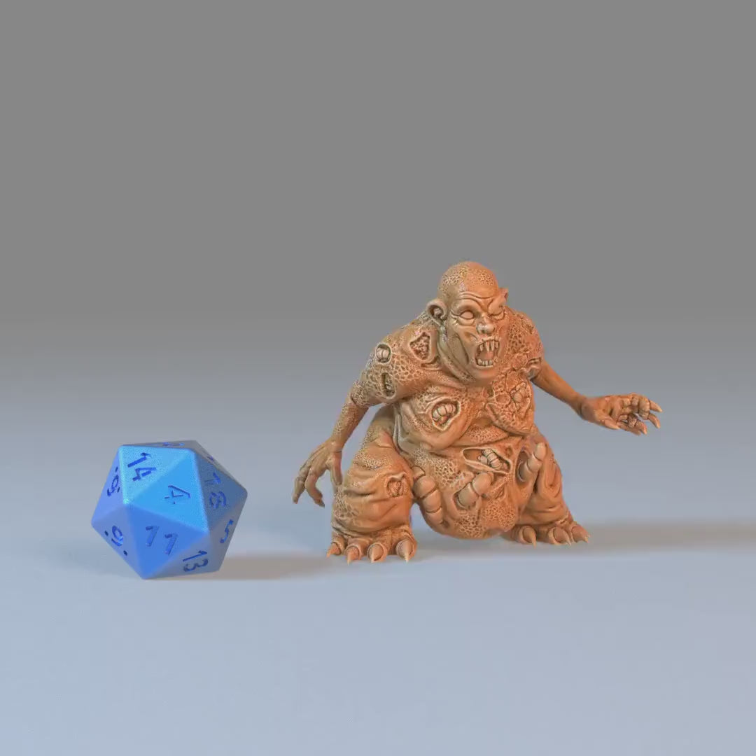 Mane Demon (Medium) | Premium DnD Minis with High Quality Resin | EPIC | 28mm | TTRPG | Manes, Abyss, Wretch, Tanar'ri, Humanoid, Fiend