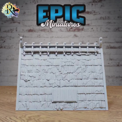 Viking House Small | Premium DnD Miniatures | High Quality Resin | D&D RPG | EPIC | Home, Valhalla, Winter, Building, Shield, Building, Snow