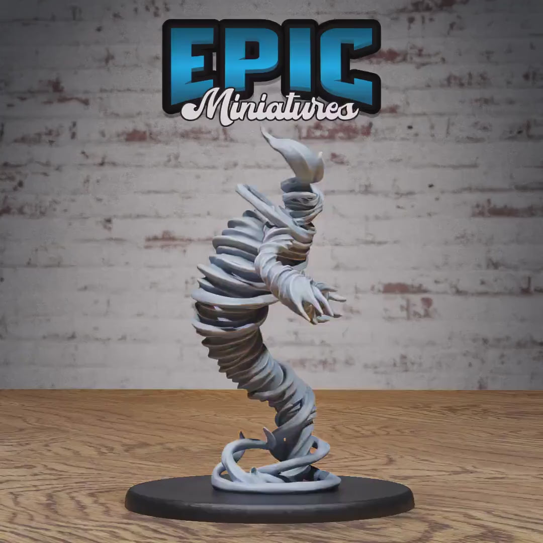 Air Elemental Miniature (Large) | Premium DnD Minis | High Quality Resin Miniature | Fantasy, Tornado, Storm, Wind, Storm, Elementals, Beast