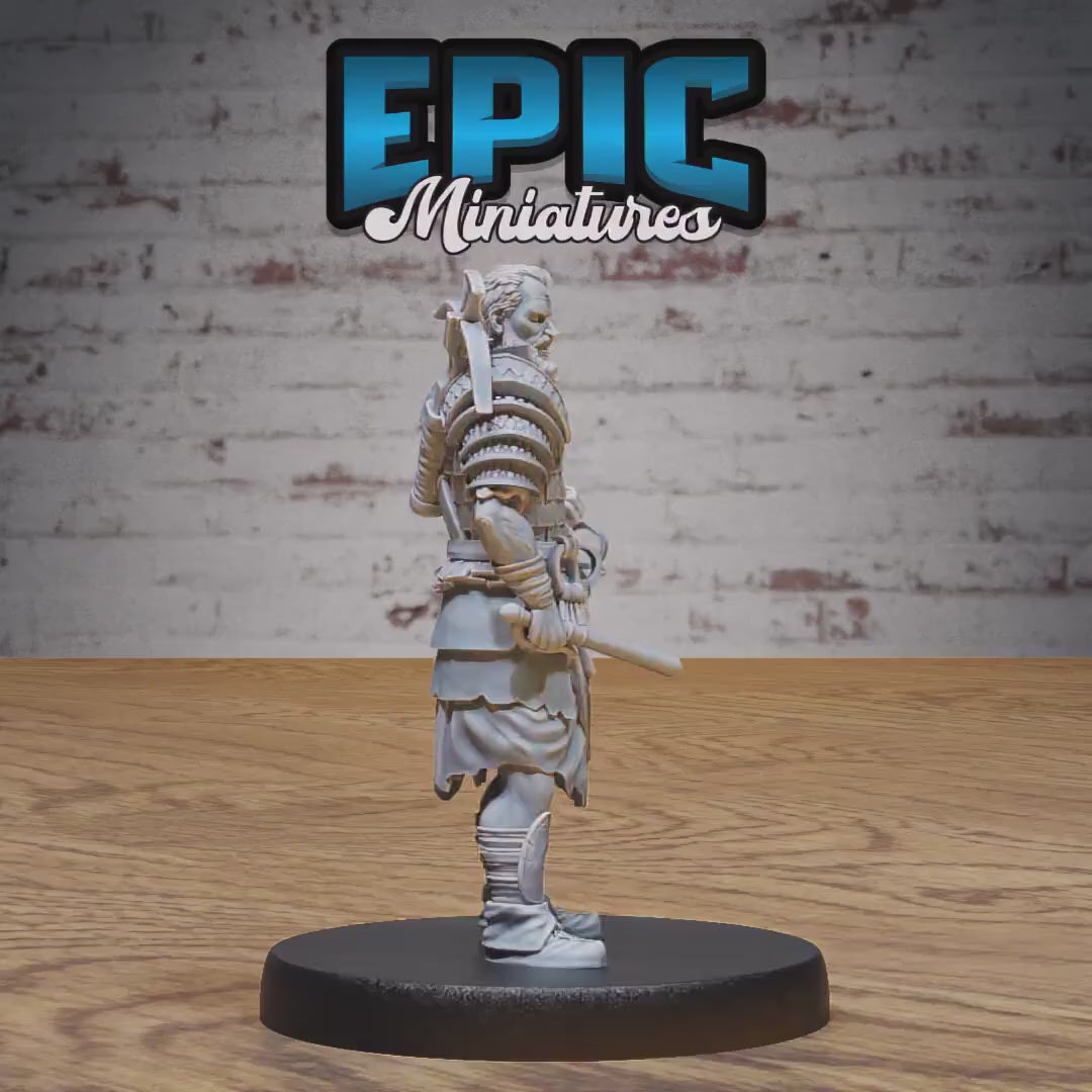 Human Jailer (Medium)| Premium DnD Miniatures | High Quality Resin | D&D RPG | EPIC | Male, Guard, Prison, Jail, Cell, Jailor, Torch, Man