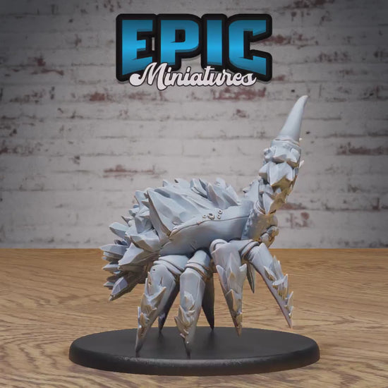 Frost Crab (Large) | Premium DnD Miniatures | High Quality Resin | D&D RPG | EPIC | Sea, Beast, Snow, Winter, Abominable, Arctic Campaign