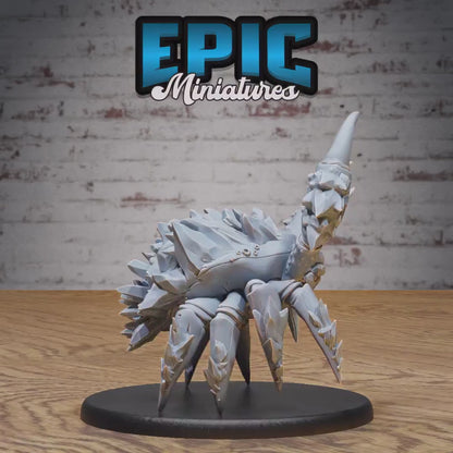 Frost Crab (Large) | Premium DnD Miniatures | High Quality Resin | D&D RPG | EPIC | Sea, Beast, Snow, Winter, Abominable, Arctic Campaign