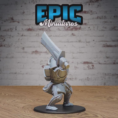 Fire Giant (Huge) | Premium DnD Minis High Quality Resin | Paladin, Barbarian, Fighter, Shield, Sword, Victory Pose, Male, Swipe, Attack