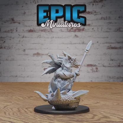 Wastrilith Water Demon (Large) | Premium DnD Miniatures | High Quality Resin | D&D RPG | Beast, Creature, Snake, Eel, Serpant, Hooks, Fish