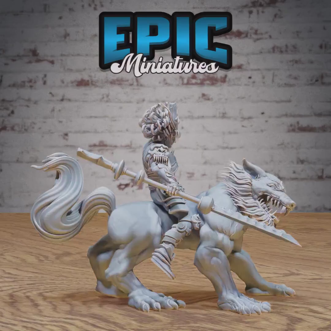 Asura Prince (Large) | Premium DnD Miniatures | High Quality Resin | Swords, Prince, Evil, Asia, Asian, Beast, Lion, Tiger, Possessed, Demon