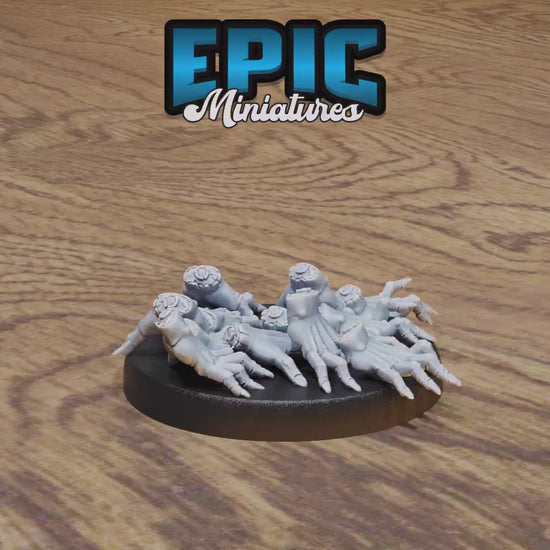 Crawling Hand Swarms | Premium DnD Miniatures High Quality Resin | Fantasy, Medium, Small, Creepy, Hands, Fingers, Thing, Swarm, Enemy