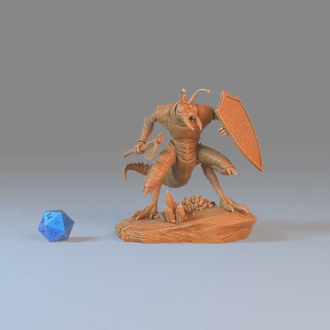 Ice Devil (Large) | Premium DnD Minis with High Quality Resin | EPIC | 28mm | TTRPG | Archdevil, Evil Bug, Fiend, Gelugon, Infernal Insect